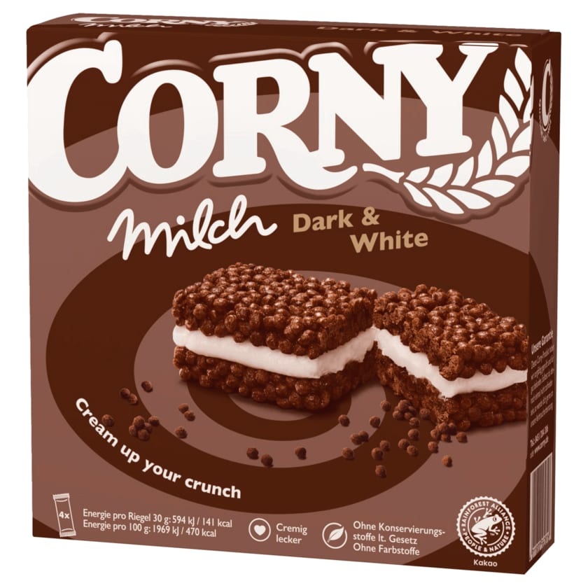 Corny Milch Dark & White 4X30g